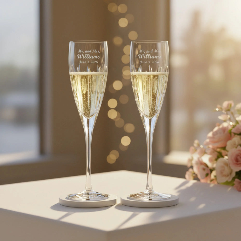 Waterford Ardan Mara Champagne Flutes, 9oz, Set of 2