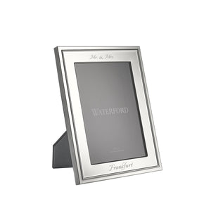 Waterford Silver Plated Picture Frame, 5x7 lifetime engraving