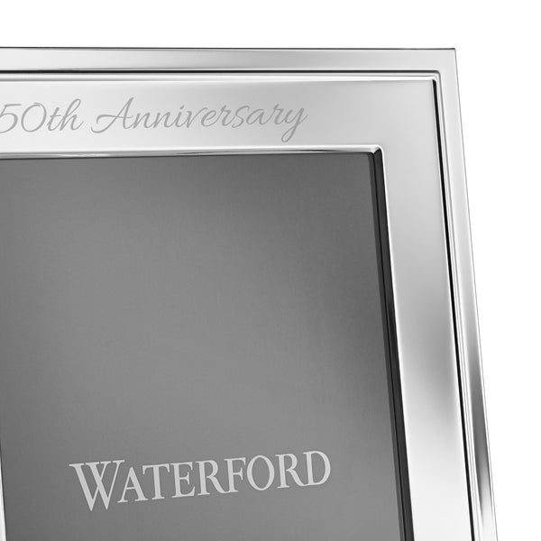 Waterford Silver Plated Picture Frame, 5x7 lifetime engraving