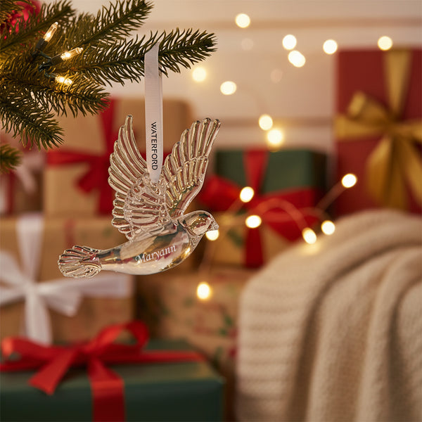 Waterford Dove of Peace Ornament lifetime engraving