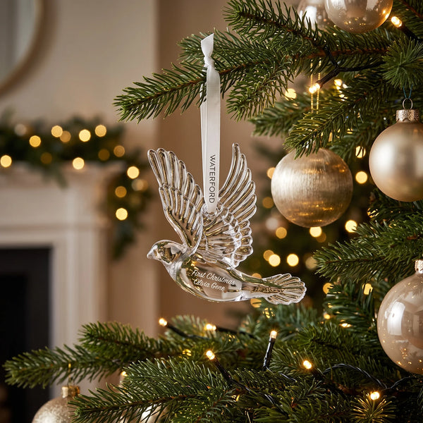 Waterford Dove of Peace Ornament lifetime engraving