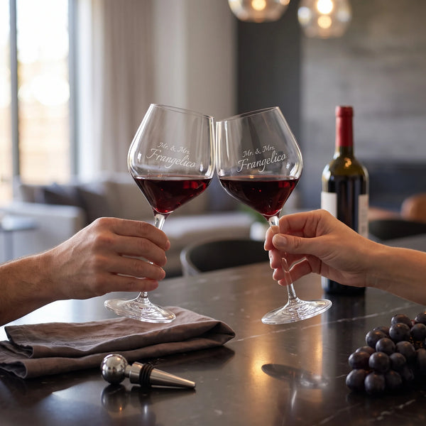 Waterford Elegance Cabernet Sauvignon Wine Glasses, 25oz, Set of 2 lifetime engraving