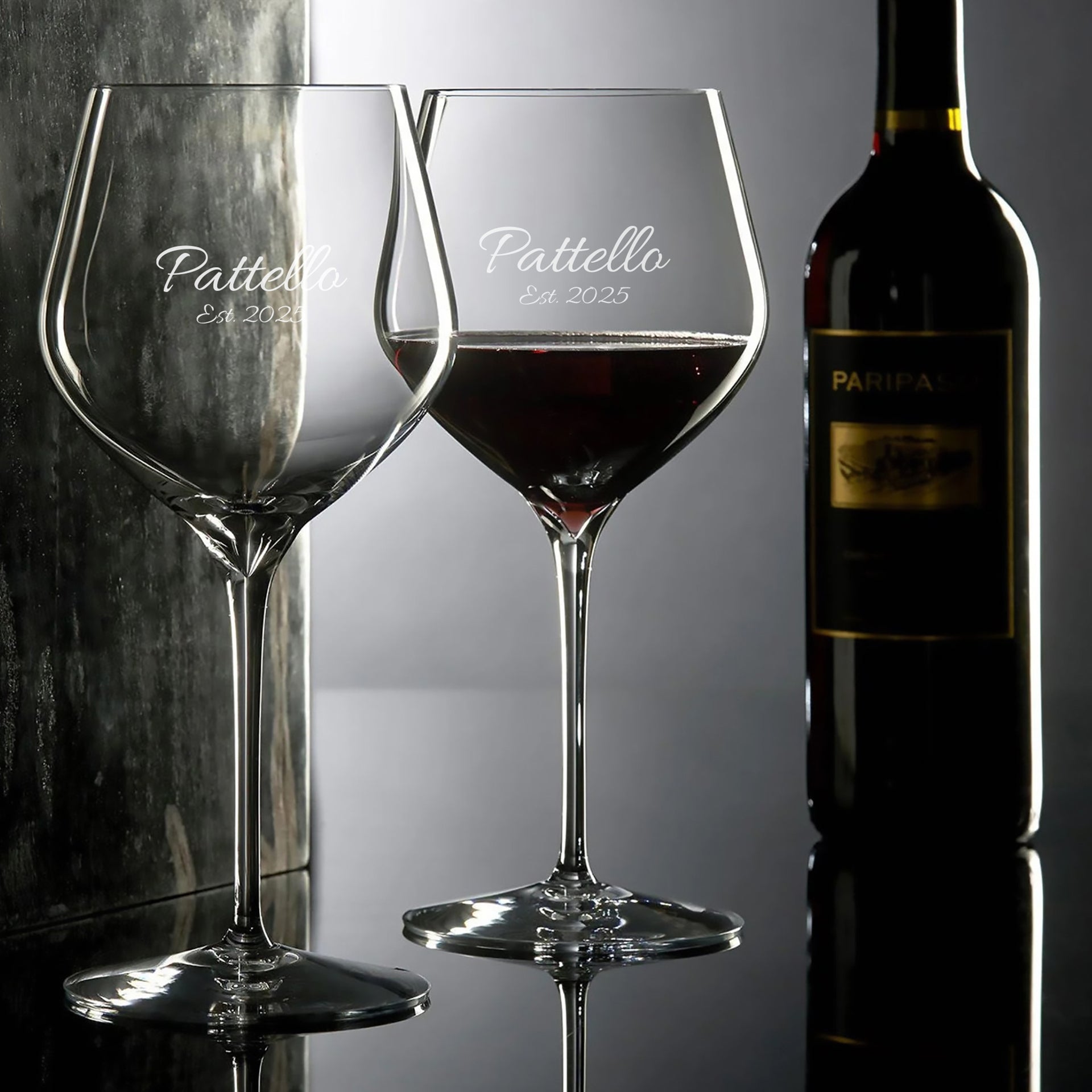 Engraved Waterford Elegance Cabernet Sauvignon Wine Glasses