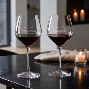 Waterford Elegance Cabernet Sauvignon Wine Glasses, 25oz, Set of 2 lifetime engraving