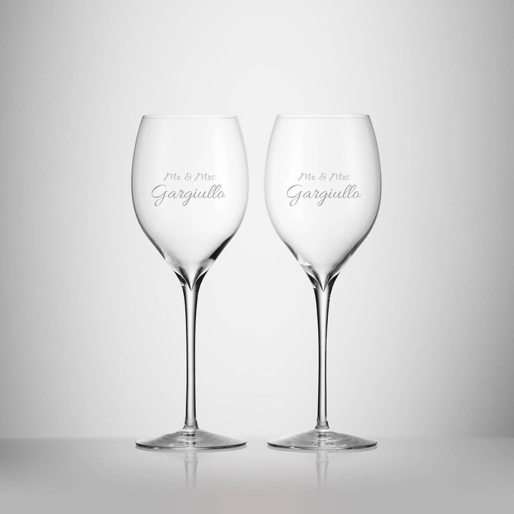 Waterford Elegance 14.5oz Wine Glasses, Set of 2 lifetime engraving