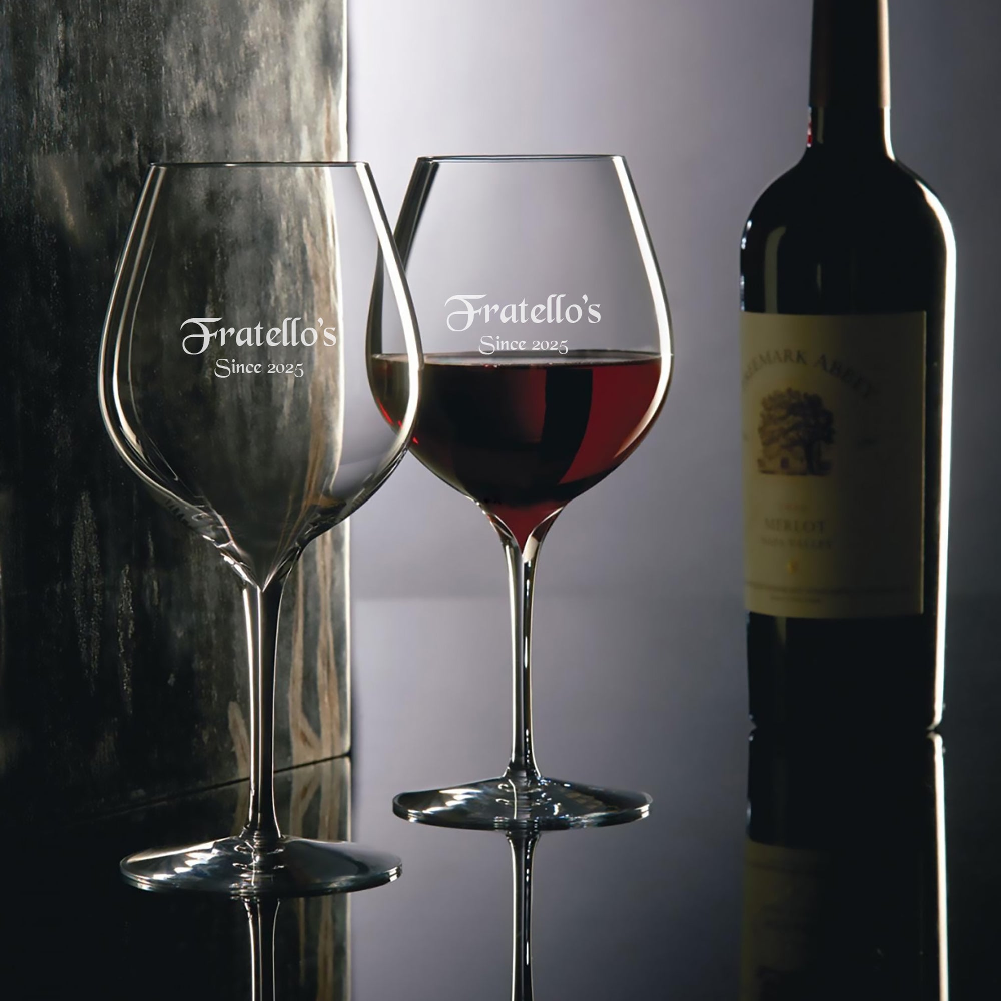 Waterford Elegance Merlot Wine Glass Pair