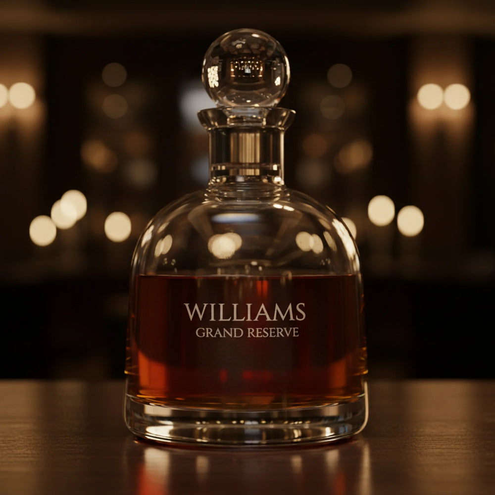 Waterford Elegance Short Decanter, 32oz