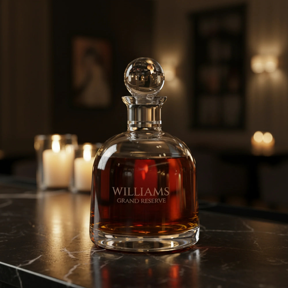 Waterford Elegance Short Decanter, 32oz