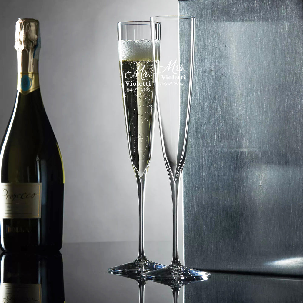 Waterford Elegance Trumpet Champagne Flutes, 5oz, Set of 2