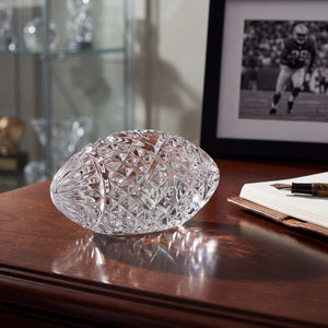Waterford Football Paperweight, 4.5" lifetime engraving
