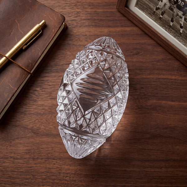 Waterford Football Paperweight, 4.5" lifetime engraving