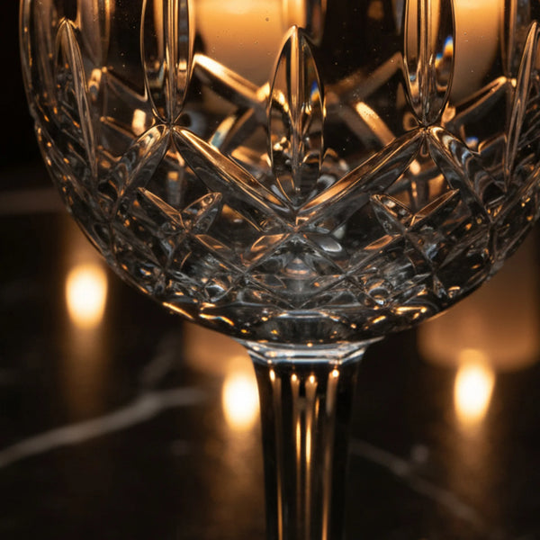 Waterford Lismore Balloon Wine Glasses, 12oz, Set of 2