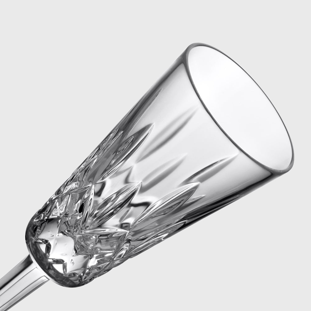 Waterford Lismore Champagne Flute, 4oz, Single lifetime engraving