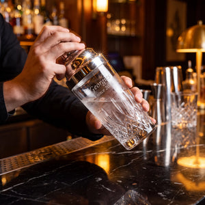 Waterford Lismore Cocktail Shaker, 24oz lifetime engraving