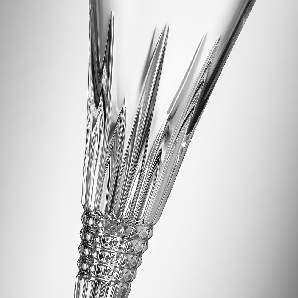 Waterford Lismore Diamond Champagne Flutes, Set of 2 lifetime engraving