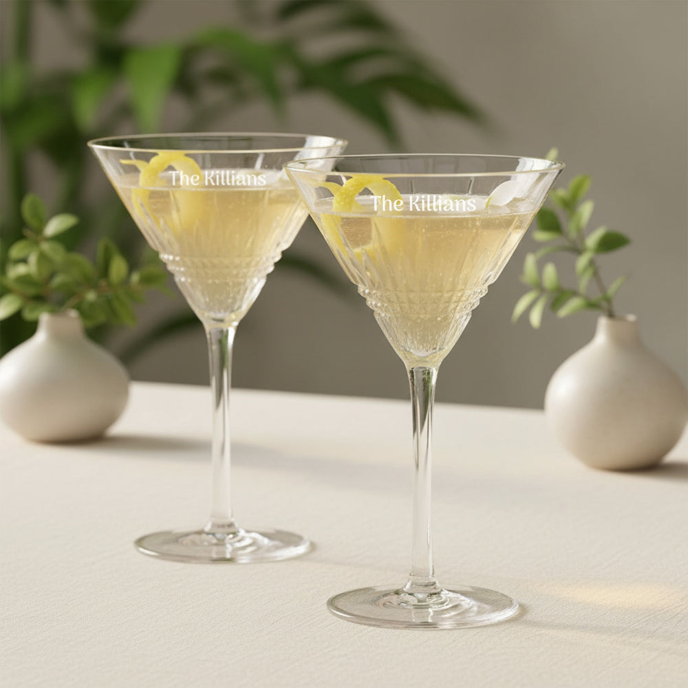 Waterford Lismore Diamond Martini Glasses, 7oz, Set of 2
