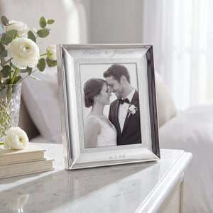 Waterford Lismore Diamond Silver 5x7 Picture Frame