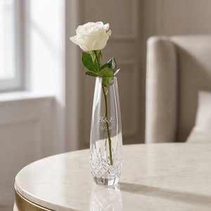 Waterford Lismore Essence Bud Vase, 8" lifetime engraving