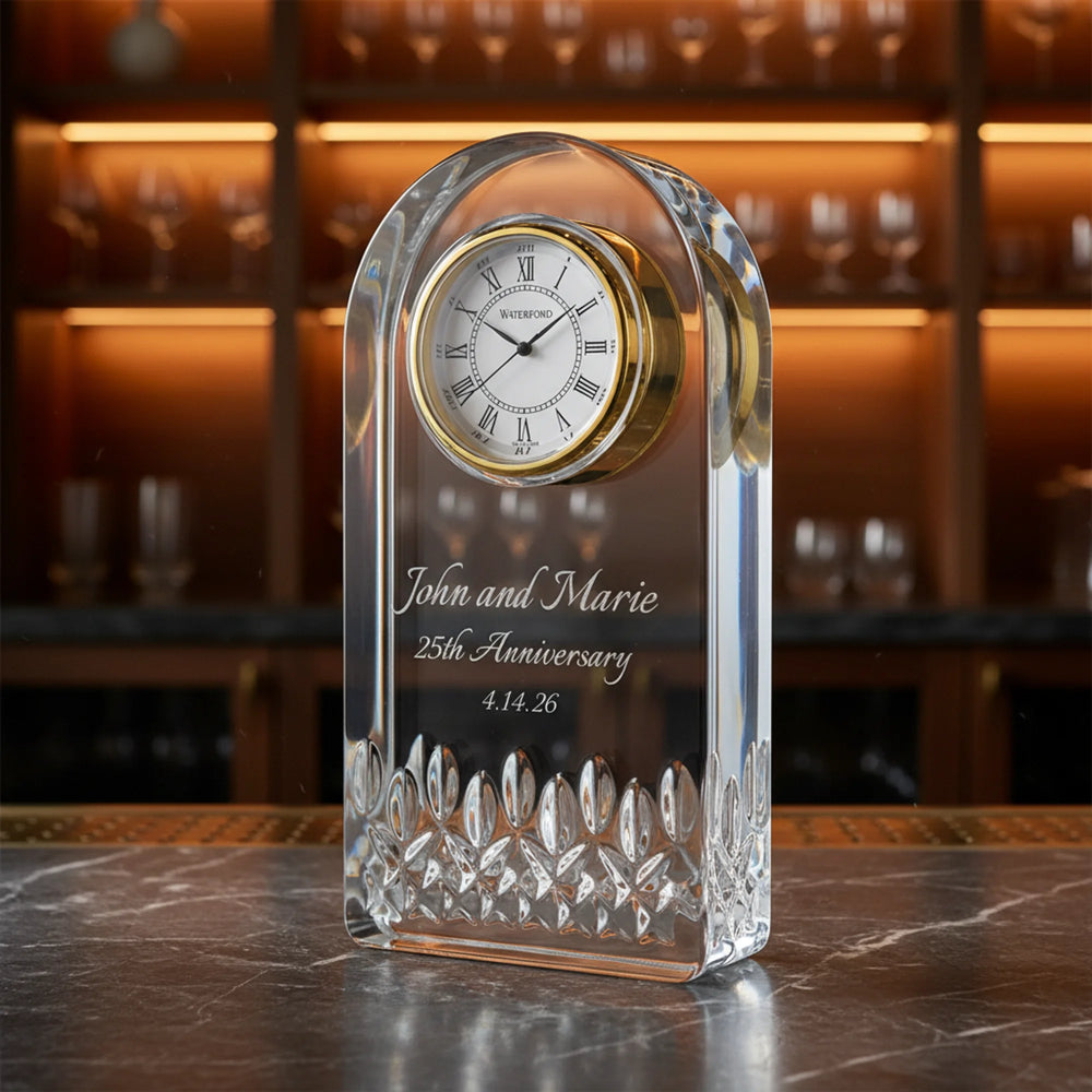 Waterford Lismore Essence Clock, 5.5"