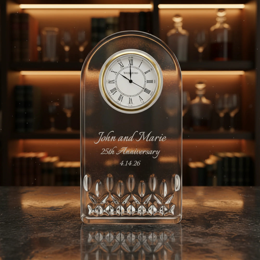 Waterford Lismore Essence Clock, 5.5"