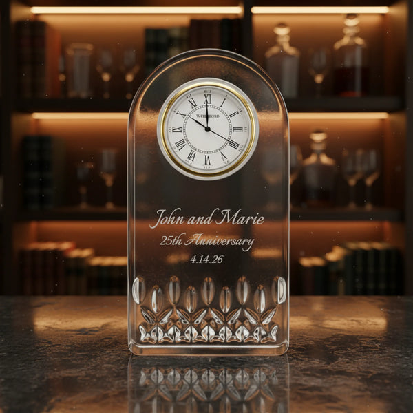 Waterford Lismore Essence Clock, 5.5"