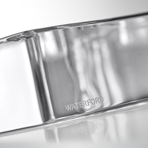 Waterford Personalized Lismore Essence Crystal Desk Clock, Custom Engraved 5.5" Battery Operated Clock for Office, Home Décor lifetime engraving