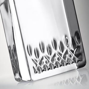 Waterford Personalized Lismore Essence Crystal Desk Clock, Custom Engraved 5.5" Battery Operated Clock for Office, Home Décor lifetime engraving