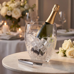 Waterford Lismore Essence Ice Bucket with Tongs, 7"