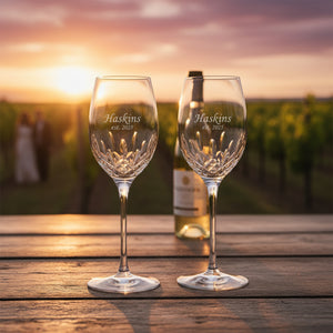 Waterford Lismore Essence White Wine Glasses, 12oz, Set of 2
