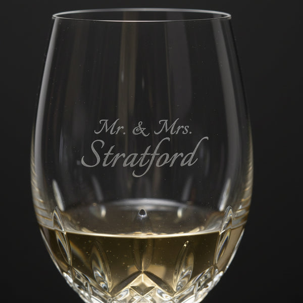 Waterford Lismore Essence White Wine Glasses, 12oz, Set of 2