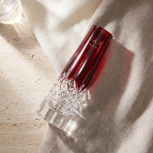 Waterford Lismore Red Bud Vase, 7"