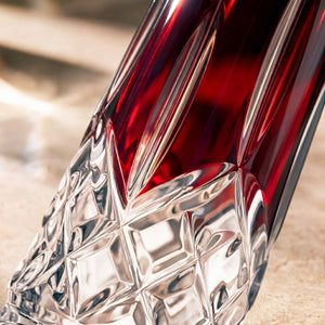 Waterford Lismore Red Bud Vase, 7"