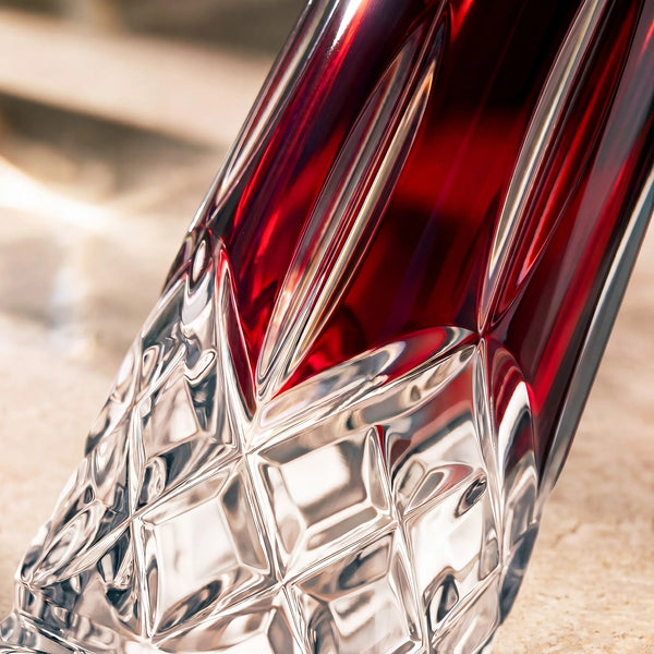 Waterford Lismore Red Bud Vase, 7"
