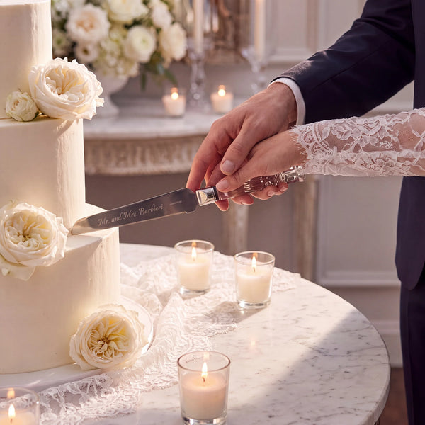 Waterford Lismore Wedding Cake Knife, 13" lifetime engraving