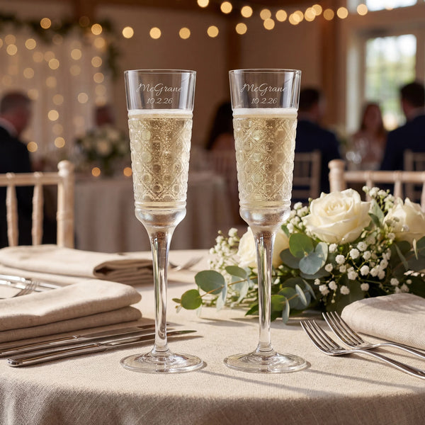 Waterford Opulence Champagne Flutes, 6oz, Set of 2