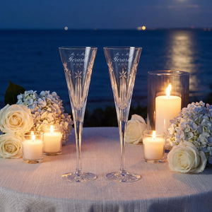 Waterford US250 Clear Champagne Flutes, 5oz, Set of 2