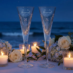 Waterford US250 Clear Champagne Flutes, 5oz, Set of 2