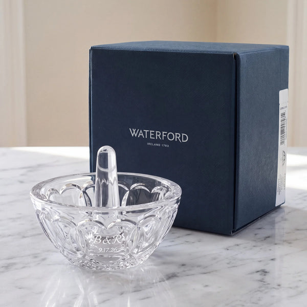 Waterford Wedding Ring Holder lifetime engraving