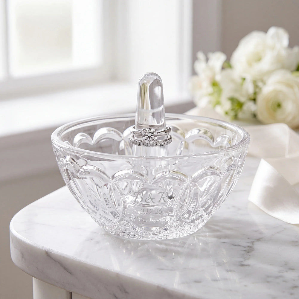 Waterford Wedding Ring Holder lifetime engraving